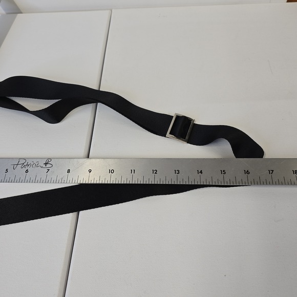 COMELY‎ Black Woven Seatbelt Crossbody Bag Adjustable Strap - Picture 5 of 5